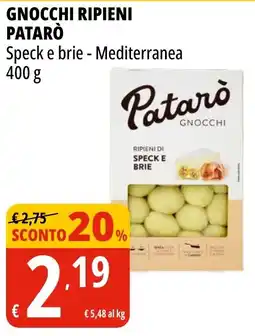 Tigros Gnocchi ripieni PATARÒ offerta