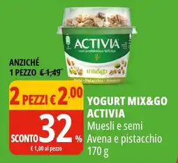 Tigros Yogurt mix&go ACTIVIA offerta