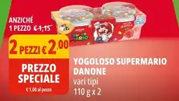 Tigros Yogoloso supermario DANONE offerta