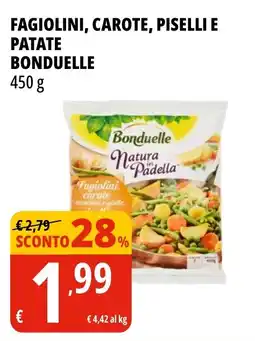 Tigros Fagiolini, carote, piselli e patate BONDUELLE offerta