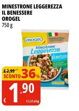 Tigros Minestrone leggerezza il benessere OROGEL offerta