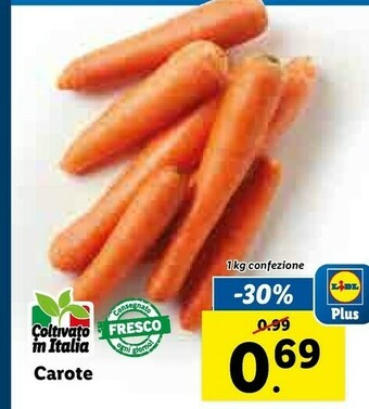 Lidl Carote offerta