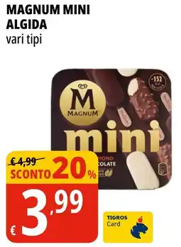 Tigros Magnum mini ALGIDA offerta