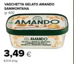 Oasi Vaschetta gelato amando SAMMONTANA offerta
