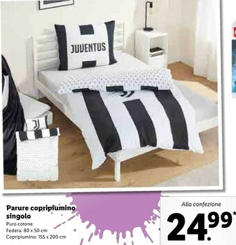 Lidl Parure copripiumino singolo offerta