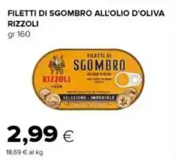 Oasi Filetti di sgombro all'olio d'oliva RIZZOLI offerta