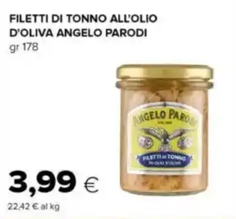 Oasi Filetti di tonno all'olio d'oliva ANGELO PARODI offerta