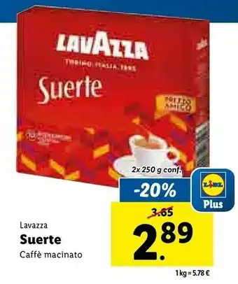 Lidl Suerte caffè offerta