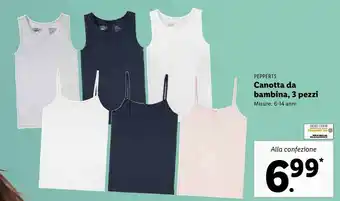 Lidl Pepperts canotta da bambina offerta