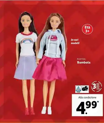 Lidl Playtive bambola offerta