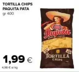 Oasi Tortilla chips paquita PATA offerta