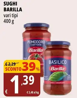 Tigros Sughi BARILLA offerta