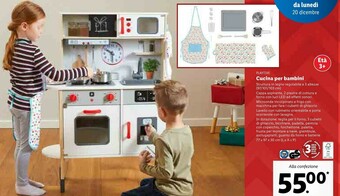 Lidl Playtive cucina per bambini offerta