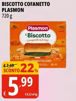 Tigros Biscotto cofanetto PLASMON offerta
