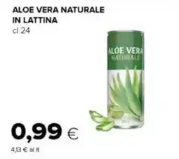 Oasi Aloe vera naturale in lattina offerta