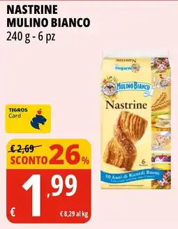 Tigros Nastrine MULINO BIANCO offerta