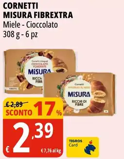 Tigros Cornetti MISURA FIBREXTRA offerta