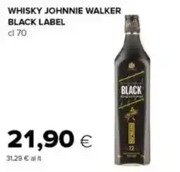 Oasi Whisky johnnie walker black label offerta