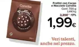 Oasi Frollini con Cacao e Nocciole Consilla offerta