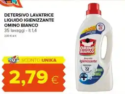 Oasi Detersivo lavatrice liquido igienizzante OMINO BIANCO offerta