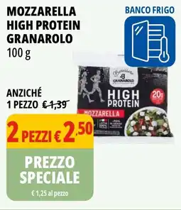 Tigros Mozzarella high protein GRANAROLO offerta