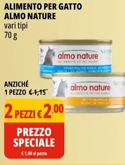 Tigros Alimento per gatto ALMO NATURE offerta
