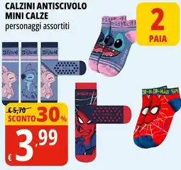 Tigros Calzini antiscivolo mini calze offerta