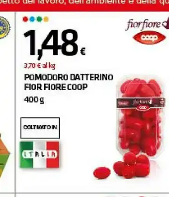 Superconti Coop pomodoro datterino fior fiore offerta