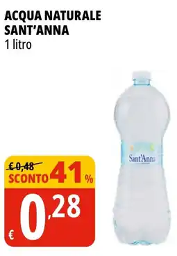 Tigros Acqua naturale SANT'ANNA offerta