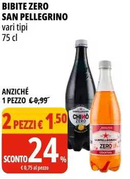 Tigros Bibite zero SAN PELLEGRINO offerta