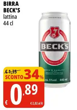 Tigros BIRRA BECK'S offerta