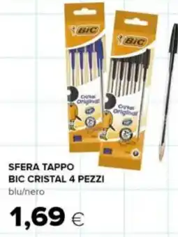 Oasi Sfera tappo bic cristal 4 pezzi offerta