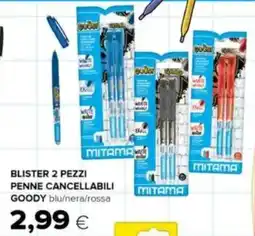 Oasi Blister 2 pezzi penne cancellabili goody offerta
