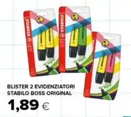 Oasi Blister 2 evidenziatori stabilo boss original offerta