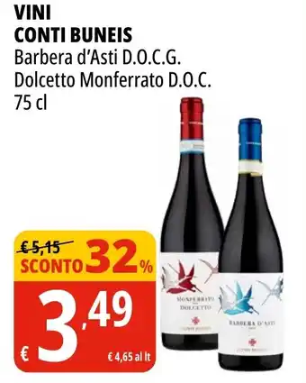 Tigros Vini CONTI BUNEIS offerta