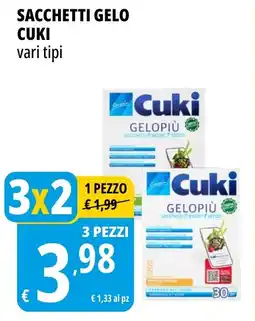 Tigros Sacchetti gelo CUKI offerta