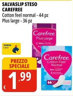 Tigros Salvaslip steso CAREFREE offerta