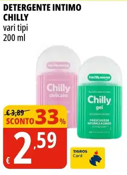 Tigros Detergente intimo CHILLY offerta