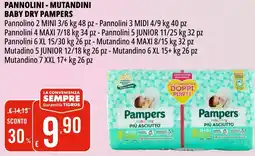 Tigros Pannolini - mutandini baby dry PAMPERS offerta