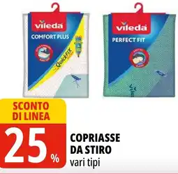 Tigros Copriasse da stiro % vari tipi offerta