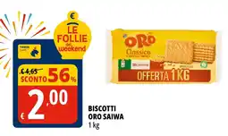 Tigros Biscotti ORO SAIWA offerta