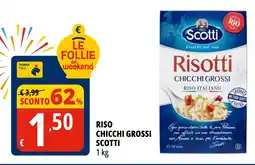 Tigros Riso chicchi grossi SCOTTI offerta