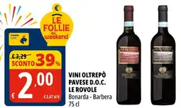 Tigros Vini oltrepò pavese D.O.C. LE ROVOLE offerta