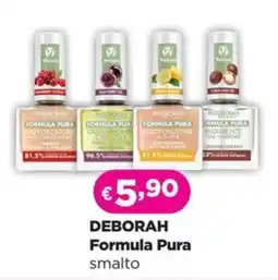 La Saponeria DEBORAH Formula Pura smalto offerta