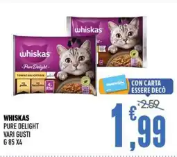 Ayoka Whiskas pure delight vari gusti offerta
