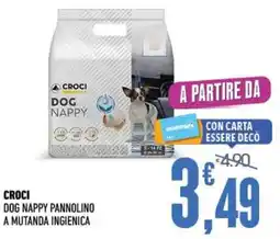 Ayoka Croci dog nappy pannolino a mutanda ingienica offerta