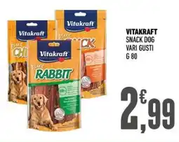 Ayoka Vitakraft snack dog vari gusti offerta