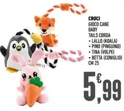 Ayoka Croci gioco cane baby offerta