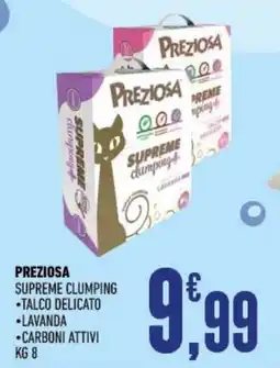Ayoka Preziosa supreme clumping offerta
