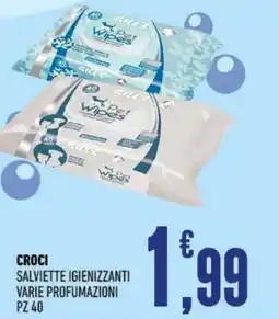 Ayoka Croci salviette igienizzanti varie profumazioni pz 40 offerta